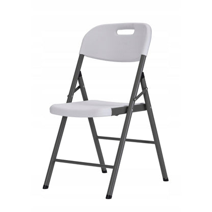 Silla plegable portátil para camping y camper con estructura metálica y asiento acolchado