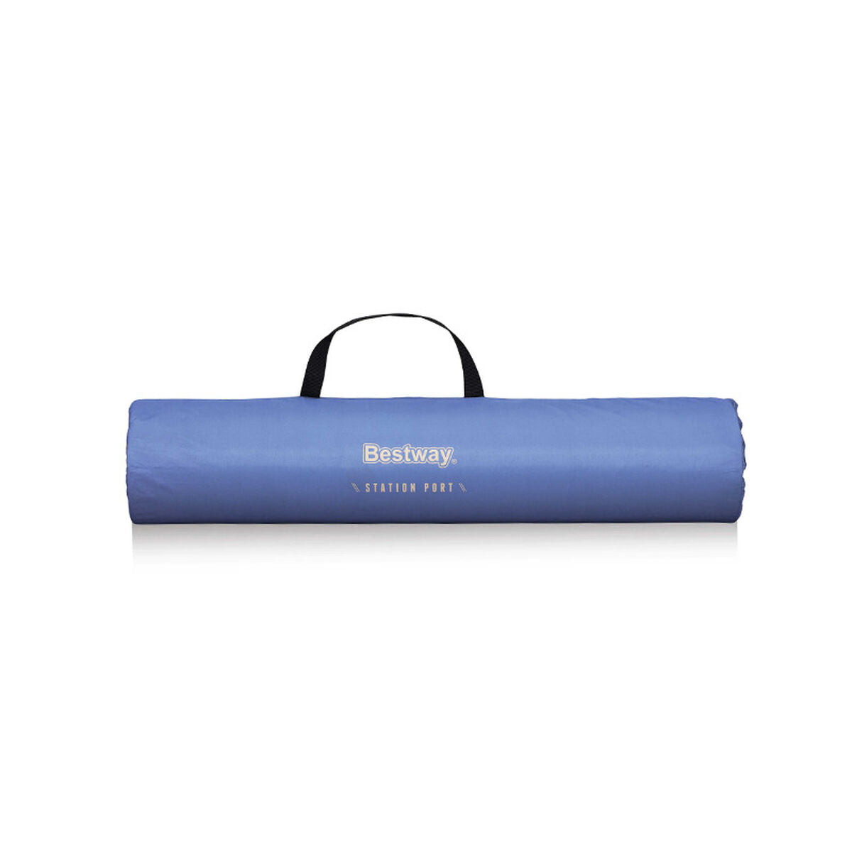 Tienda de ducha portátil plegada con bolsa de transporte para camper