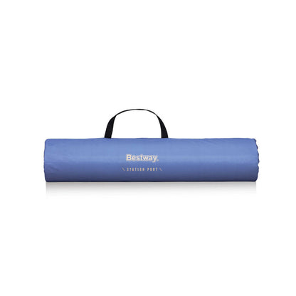 Tienda de ducha portátil plegada con bolsa de transporte para camper